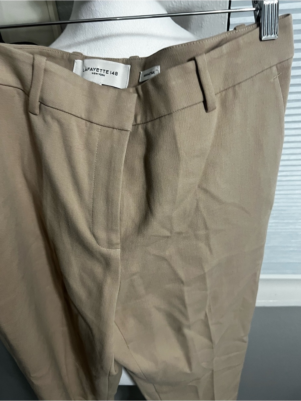Lafayette 148 New York Manhattan Skinny
Ankle Pant 10 Tan Khaki - Picture 10 of 15